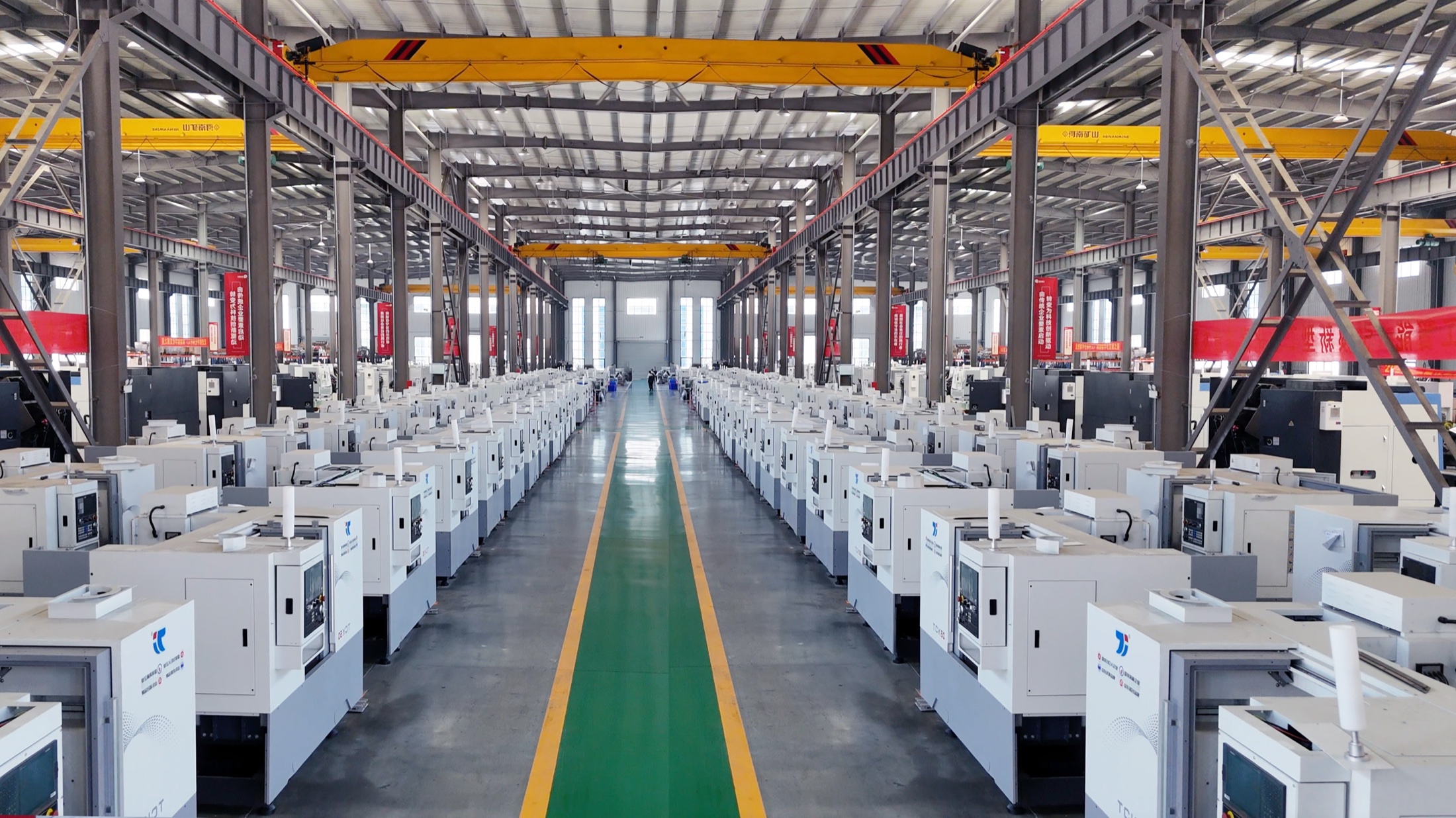 CNC planta de torno de torreta