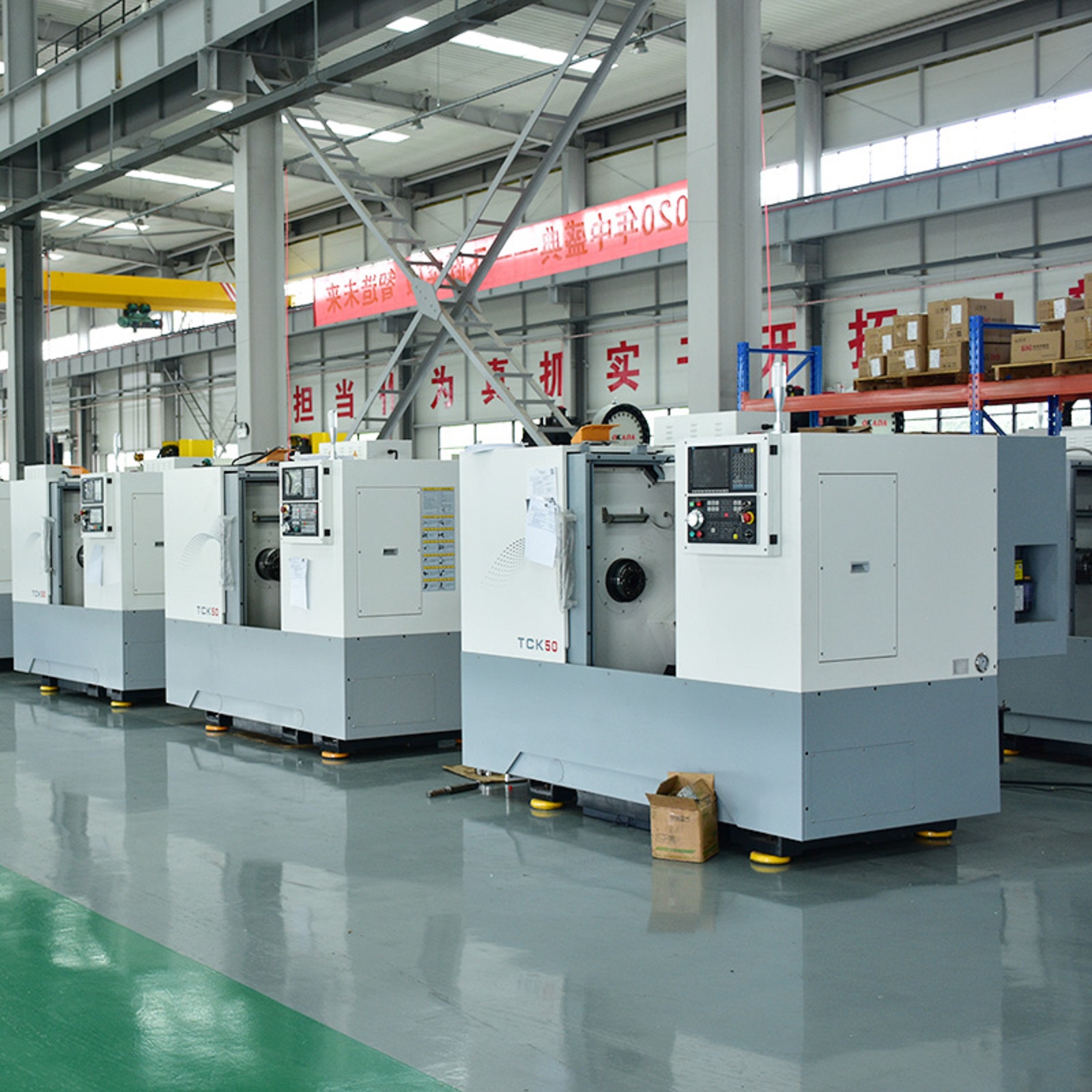 TCK50 CNC Torno de bancada inclinada