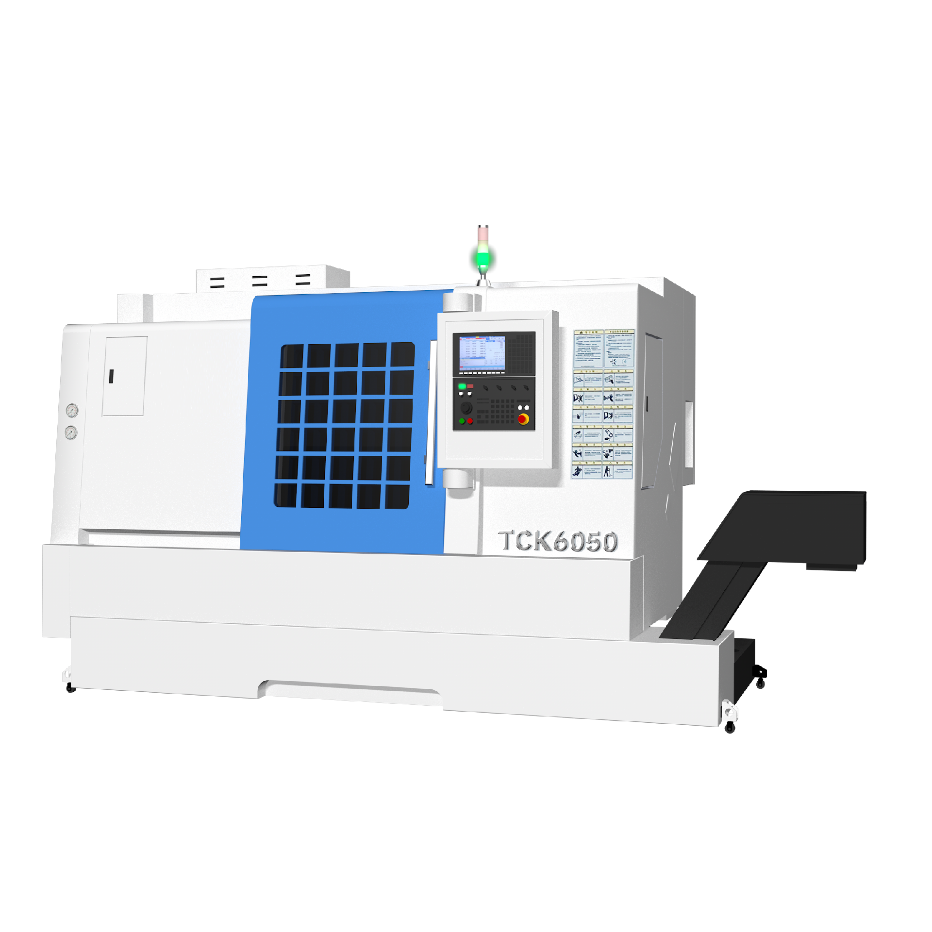 TCK6050 CNC Torno de bancada inclinada