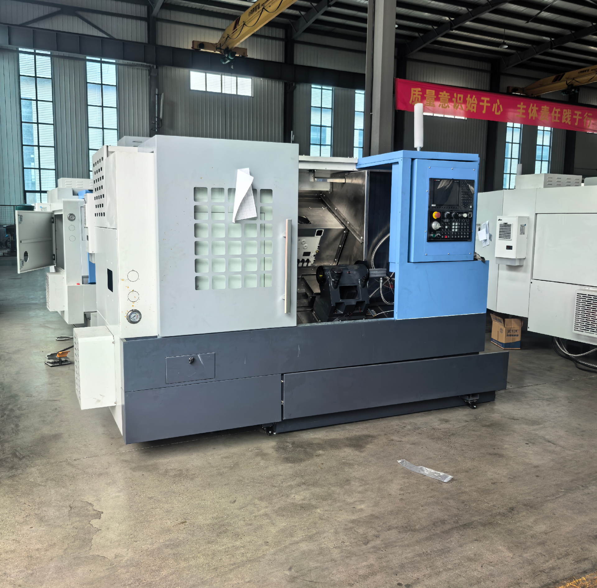 TCK6050 CNC Torno de bancada inclinada