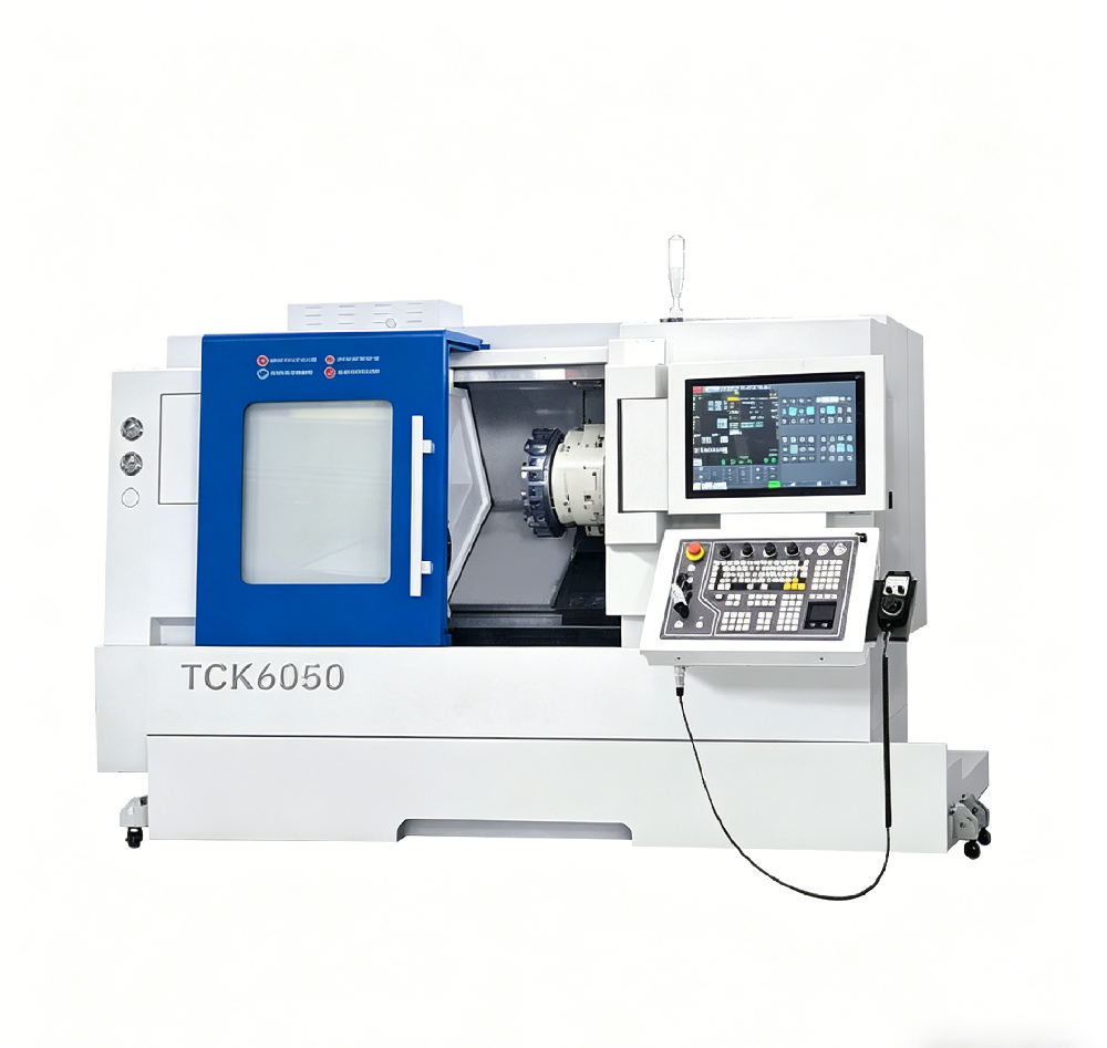 TCK6050 CNC Torno de bancada inclinada