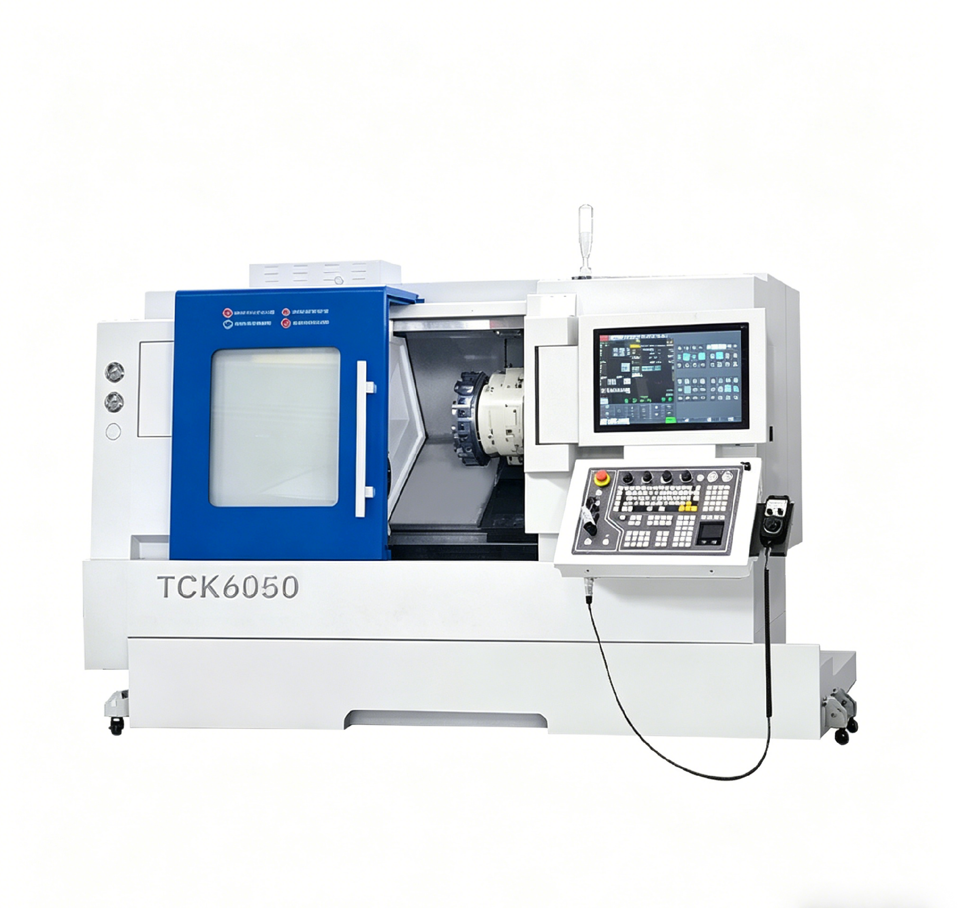 TCK6050 CNC Torno de bancada inclinada