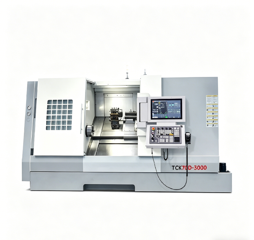 TCK70D CNC Torno de bancada inclinada
