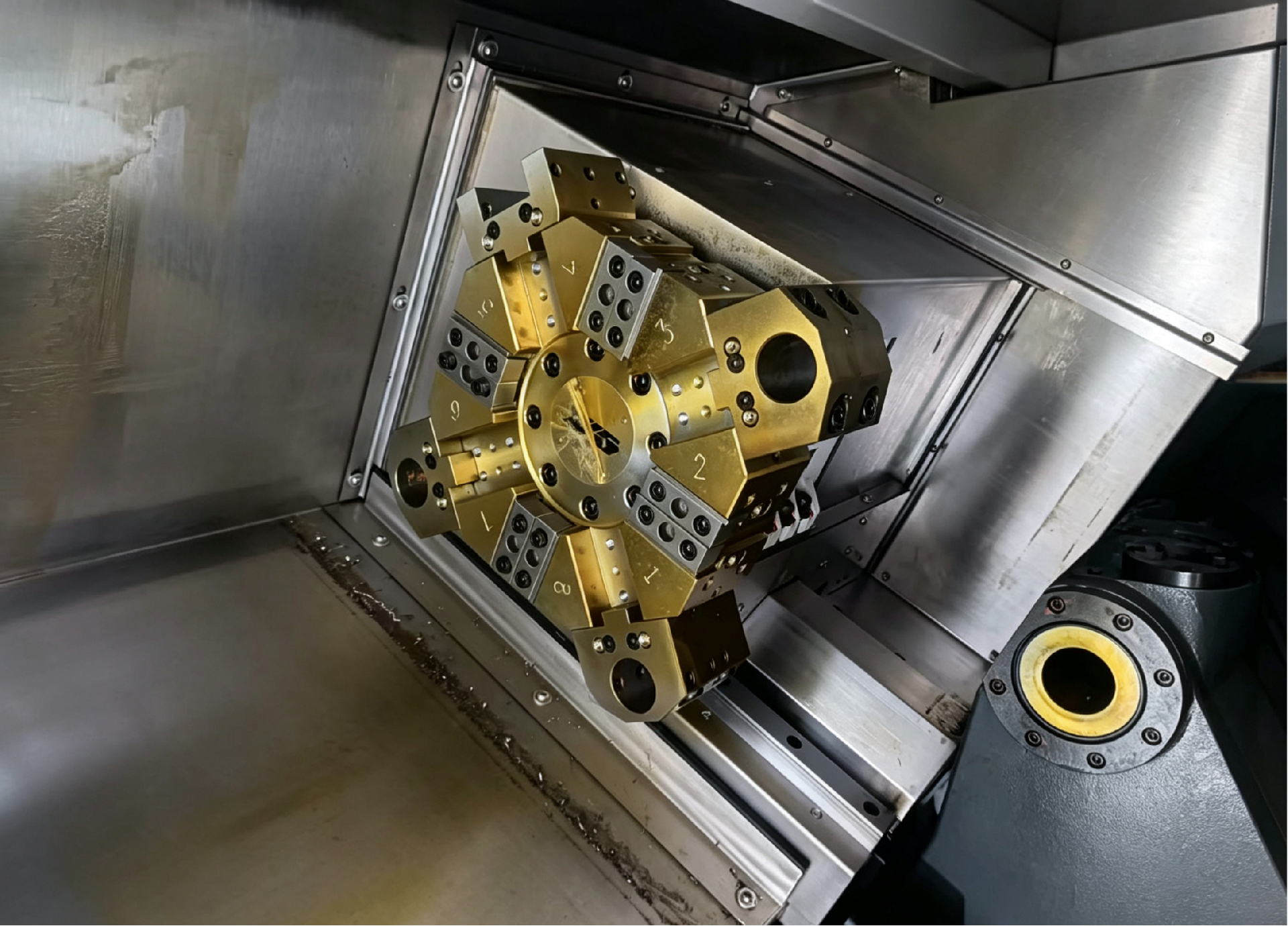 TCK50 CNC Torno de bancada inclinada