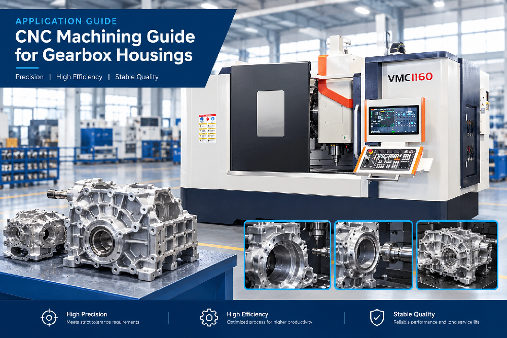CNC Guía de mecanizado para carcasas de cajas de cambios