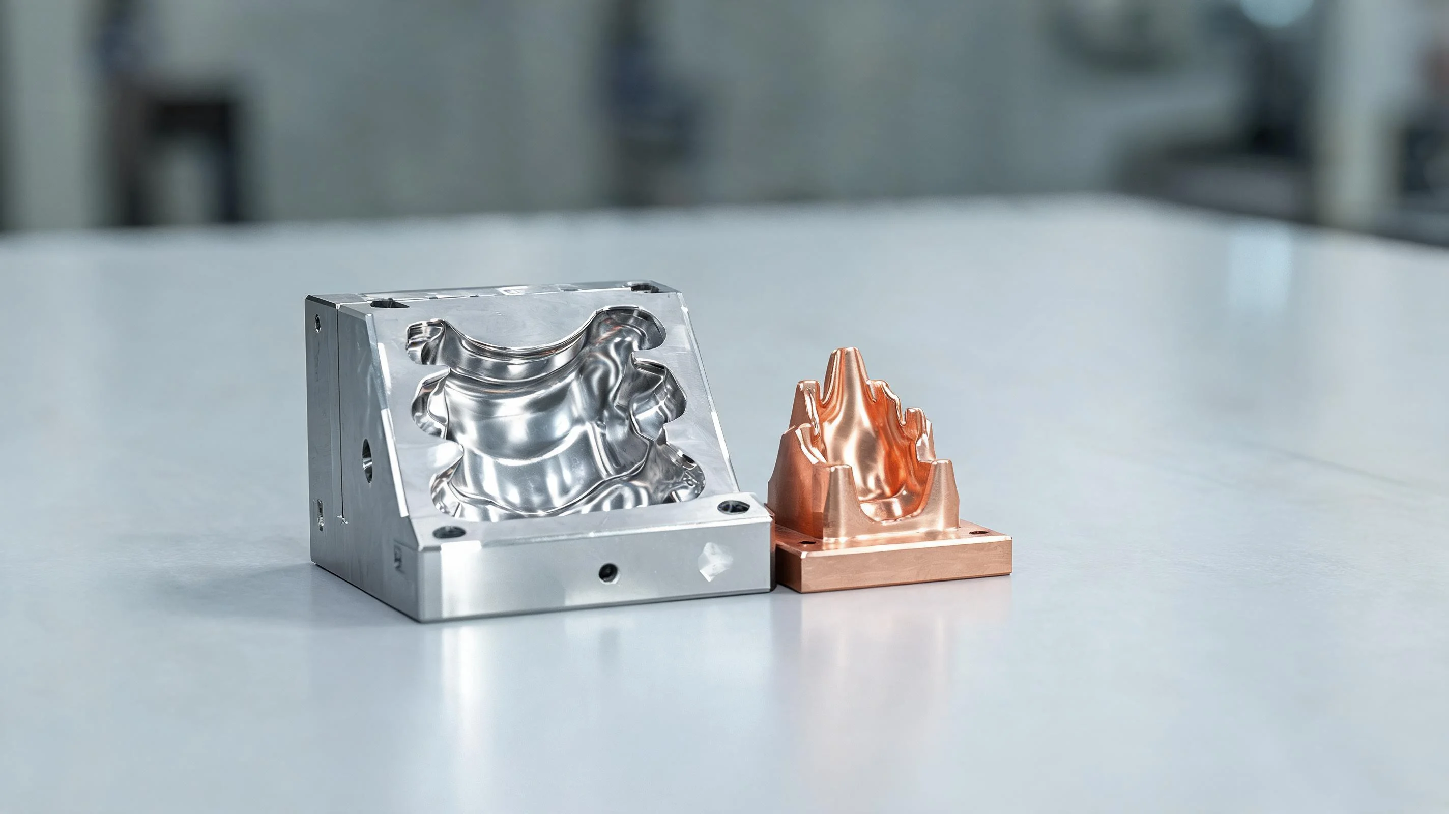 CNC Mecanizado de Cavidades de Moldes y Electrodos: Procesos y Máquinas